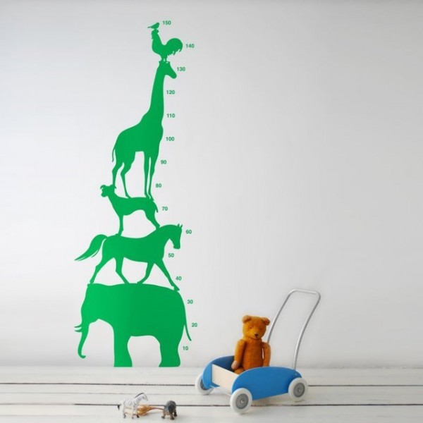 Animal Tower Wall Sticker