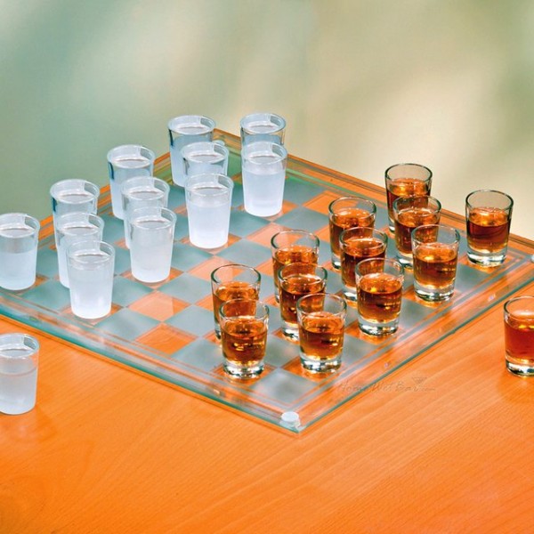 Shot Glass Checkers Set