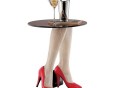 Fishnets and Heels Sculptural End Table