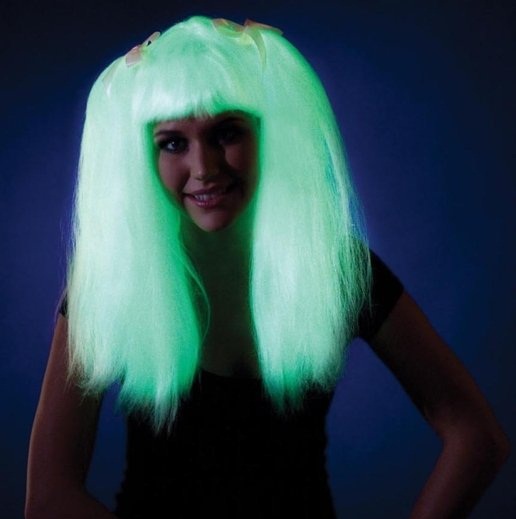 Glow In The Dark  Wig