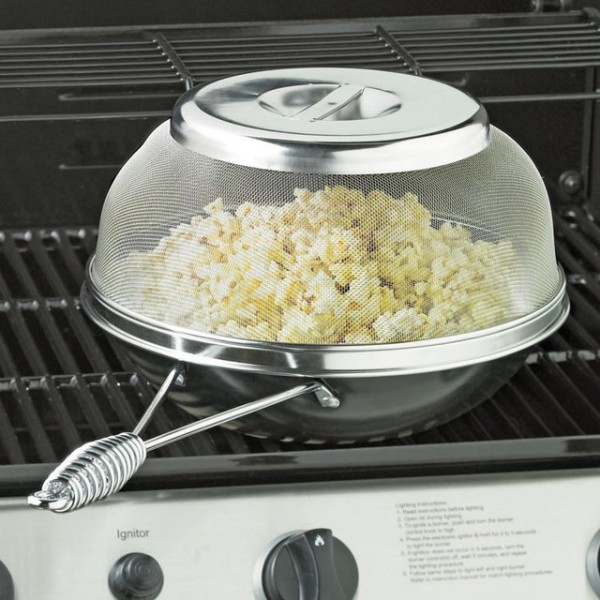 Nordic Ware Grilling Essentials Grill Popcorn Popper