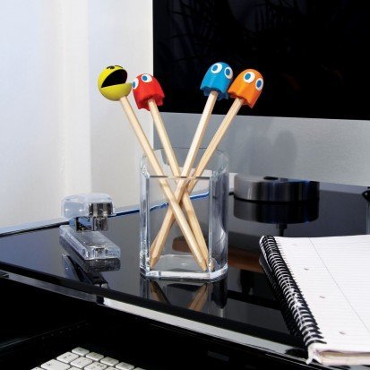 Pac-Man Pencil Top Erasers