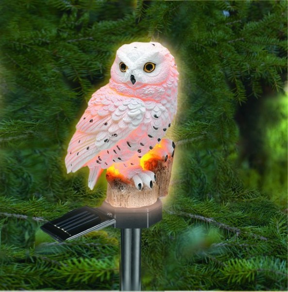 Solar Owl Light