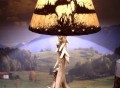 Single Antler Lamp With Deer Shade