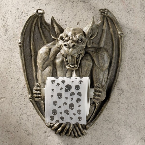 Gargoyle Bath Tissue Holder