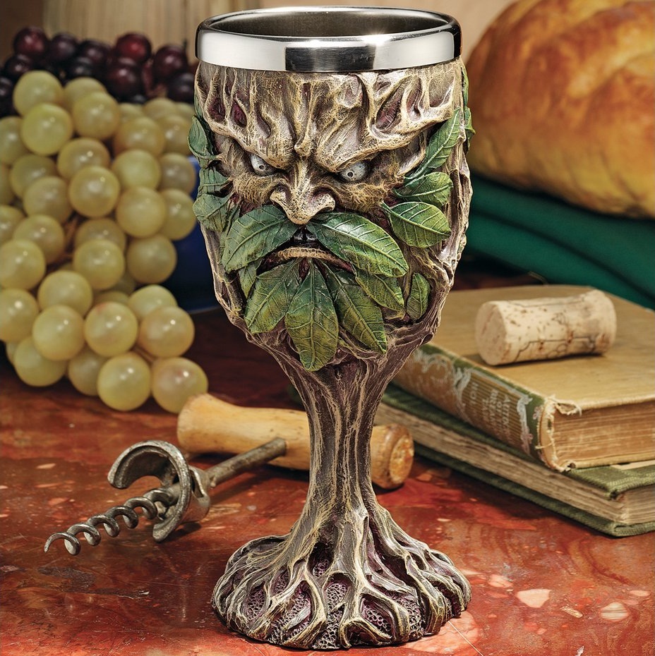 Forest Spirits Greenman Grendal the Green Goblet