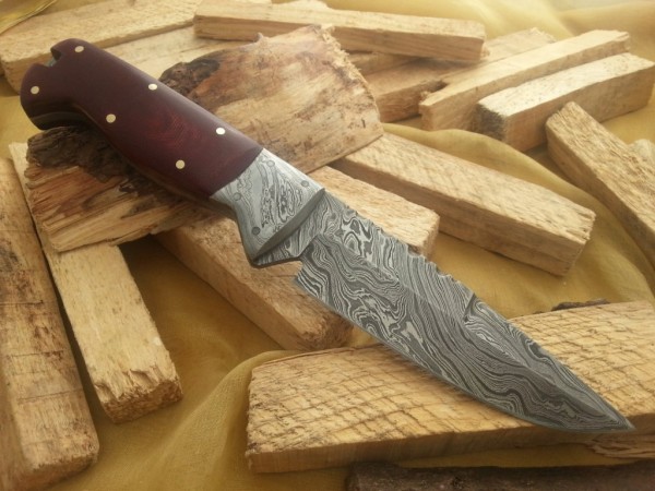 Damascus Hunting Knife