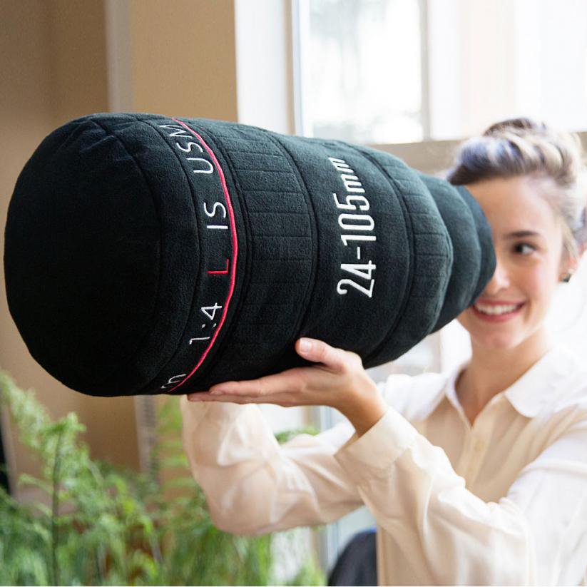 Plushtography Camera Lens Pillows