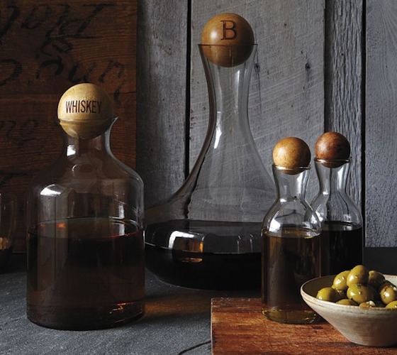 Wine Carafe with Oak Stopper