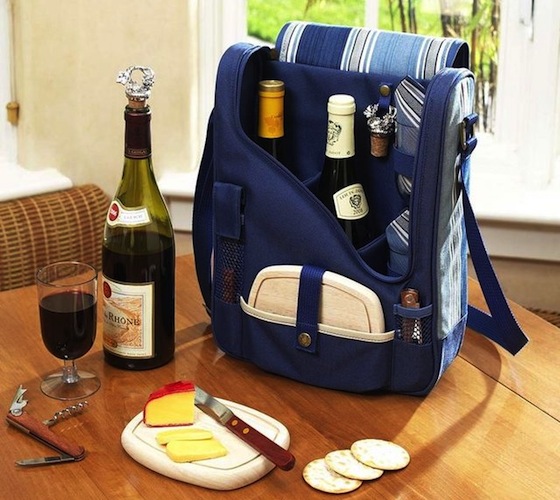 Wine and Cheese Cooler Picnic Backpack