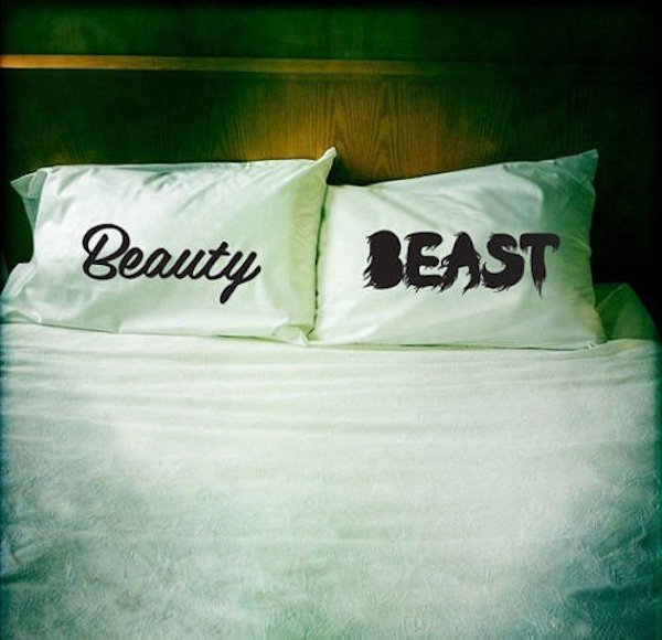 Beauty and Beast Pillowcases