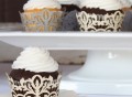 Classic Damask Cupcake Wrappers