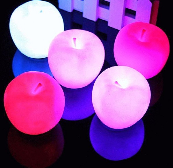 Apple Party Candle Light Lamp