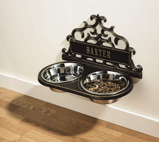 Personalized Wall Mount Pet Feeder