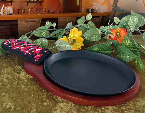 Cast Iron Fajita Platter