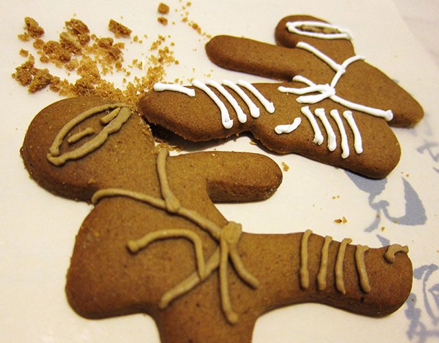 Gingerbread Ninja Cookie Cutters