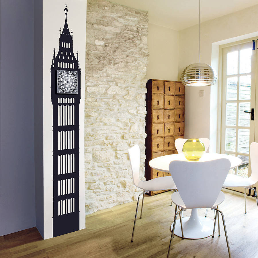 Big Ben Decal Wall Clock