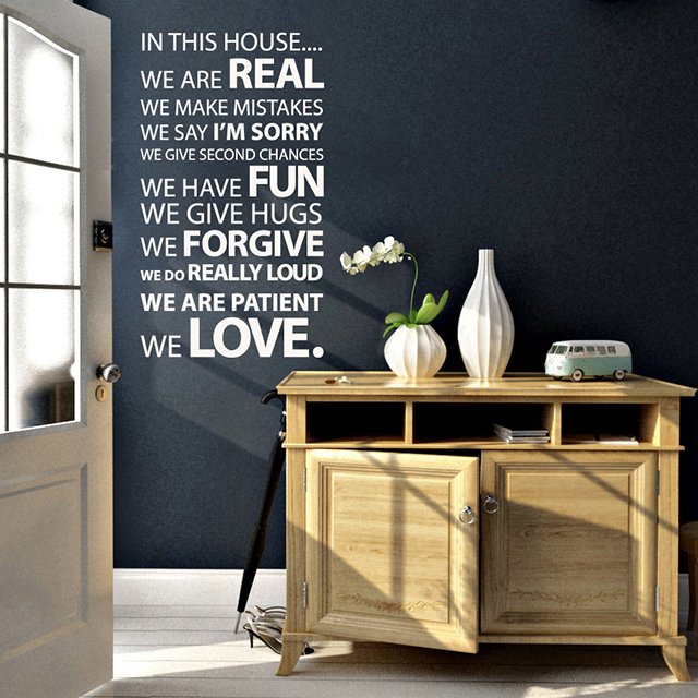 In This House Vinyl Wall Sticker