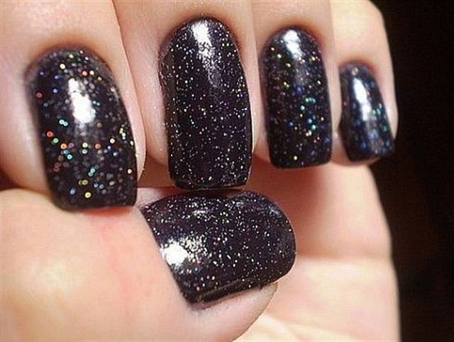 Azature Black Diamond Nail Polish