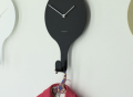 Wall Clock with Hook Lacquered