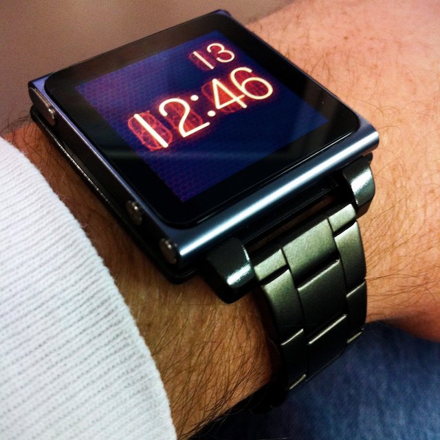 Gunmetal Hex Vision iPod Nano Watchband