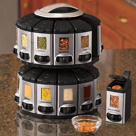 Auto-Measure Spice Carousel