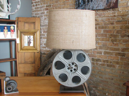 Film Reel Lamp