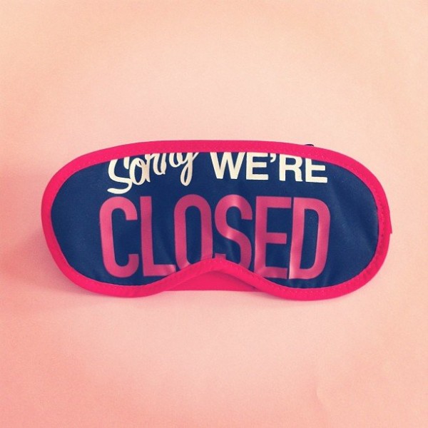 Sorry Closed Eye Mask by Flight 001