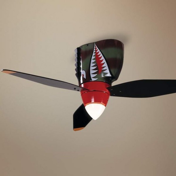 WarPlane Tiger Shark Ceiling Fan