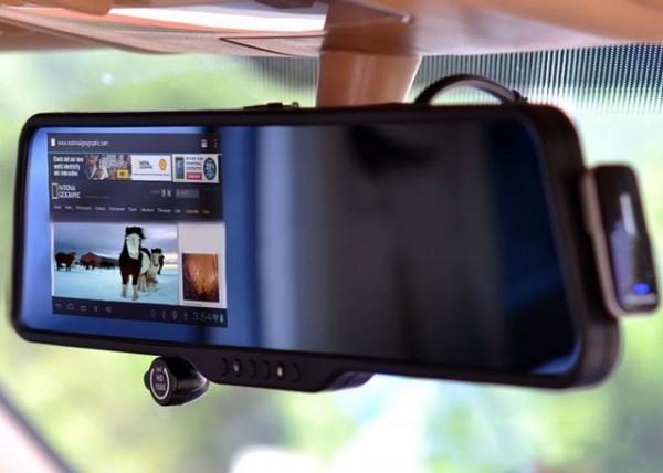 android car rear view mirror