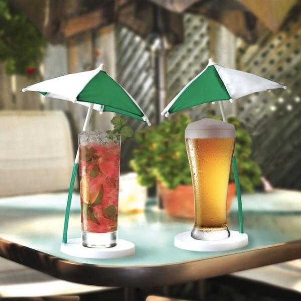 Cocktail Umbrella & Coaster Set