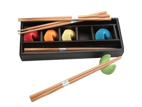 Chopsticks & Fortune Cookie Rests Set