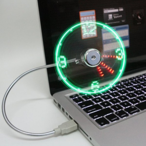 USB LED Fan Clock