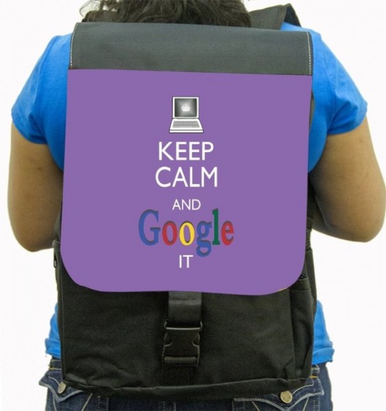 Keep Calm And Google It  Backpack