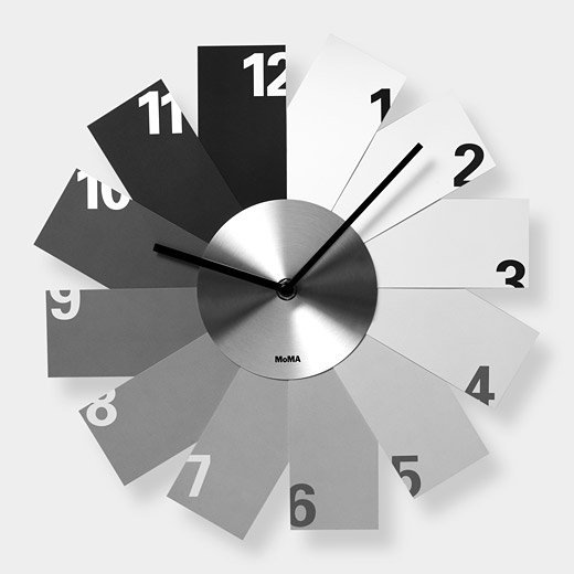 Monochrome Wall Clock
