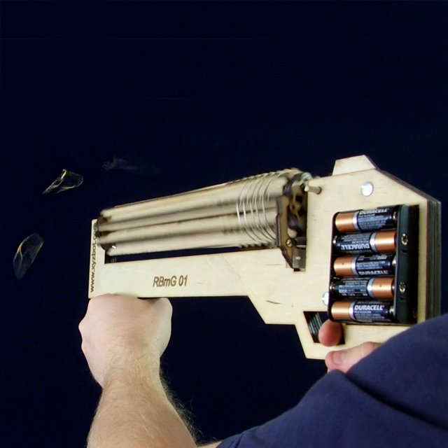 The Xyzbot Rubber Band Machine Gun Will Defend Your Cubicle Pin on odds
and ends