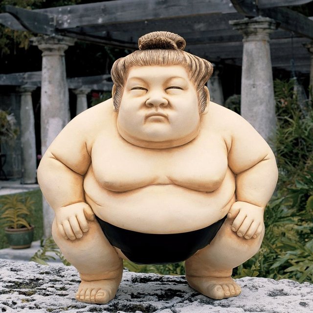 Basho the Sumo Wrestler Sculpture