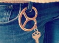 Pretzel Keyring