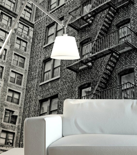 NY Apartment Wall Mural by Robert Harrison