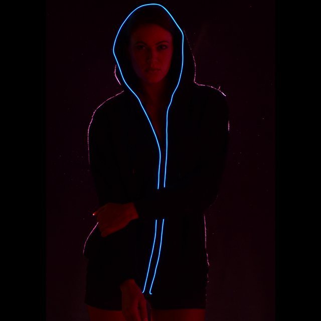 Light Up Hoodie by Electric Styles