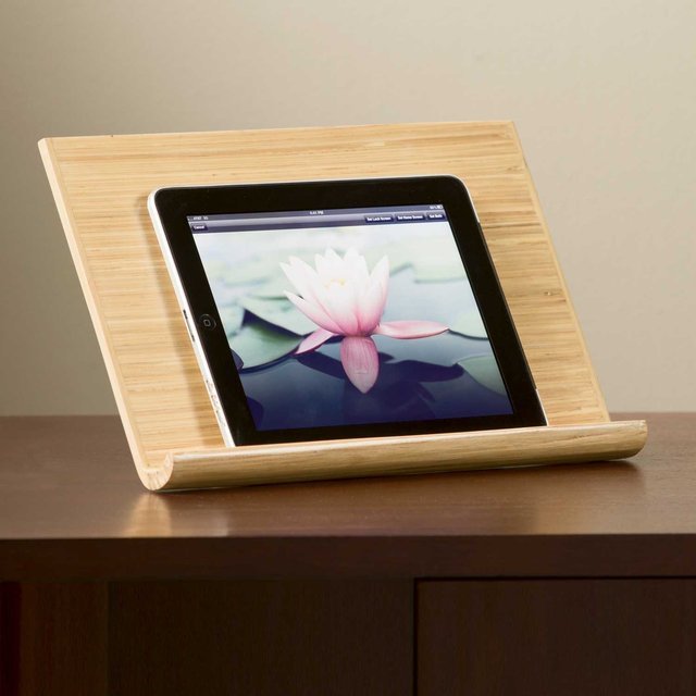 Handmade Bamboo iPad® Stand