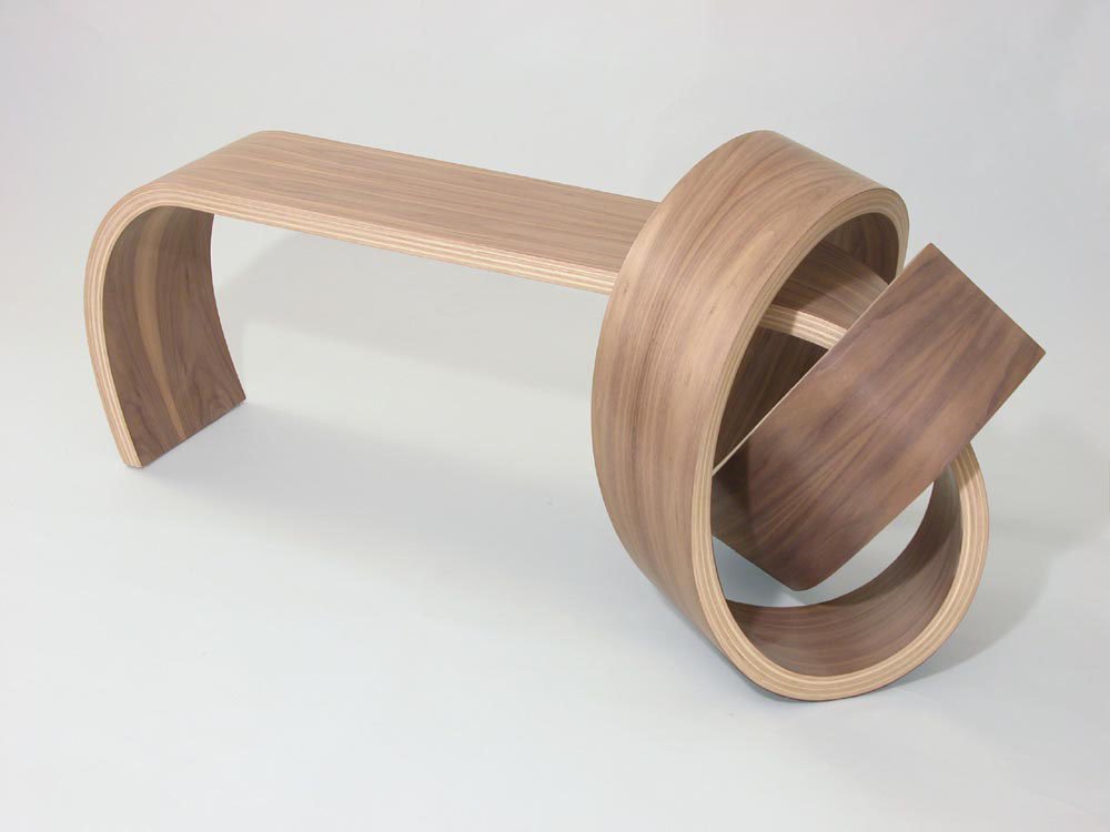 Why Knot Bench by Kino Guerin