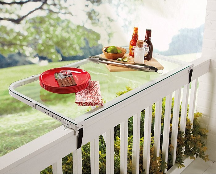 Deck Rail Tray