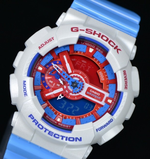 Casio G-Shock Blue & Red Watch