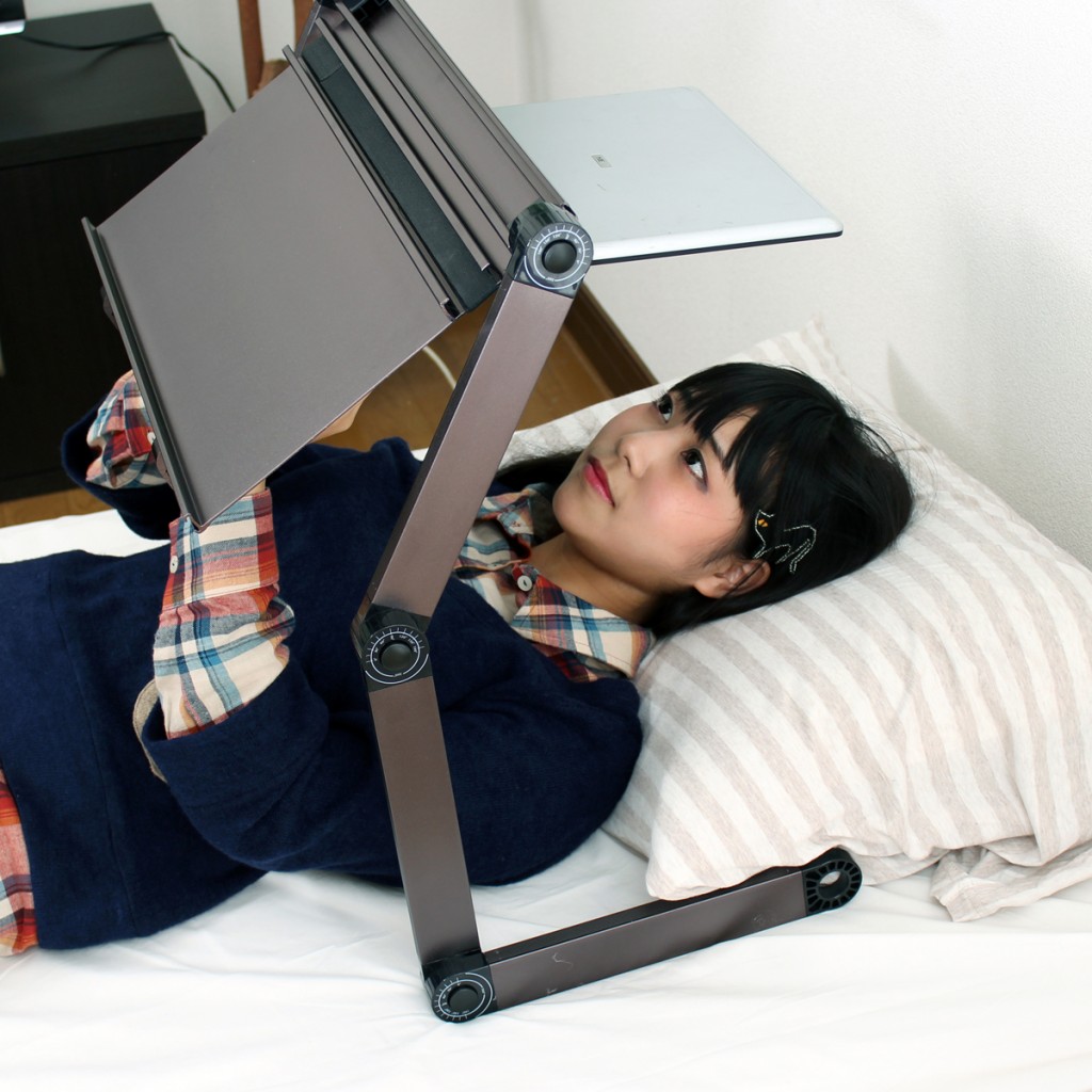 Lying Down Laptop Stand