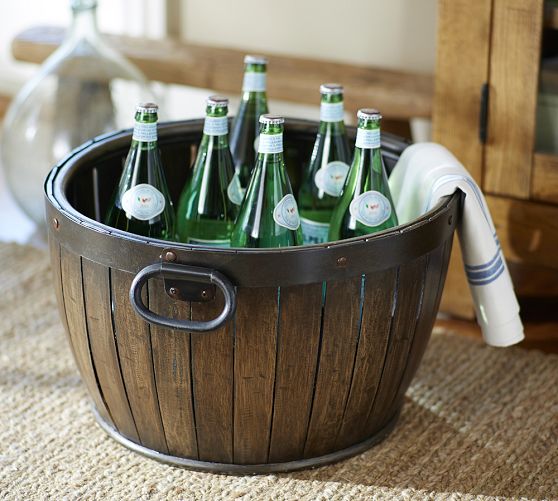 Half Barrel Basket