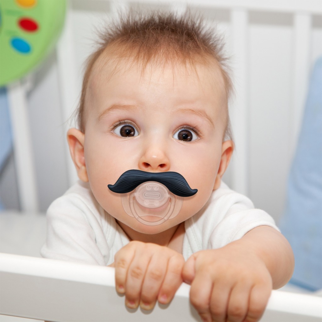 Mustache Pacifier