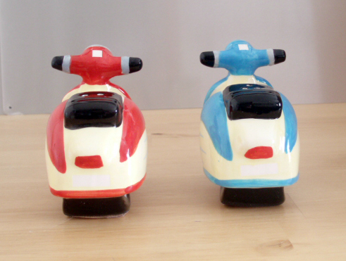 Vespa Scooters Salt & Pepper Shakers