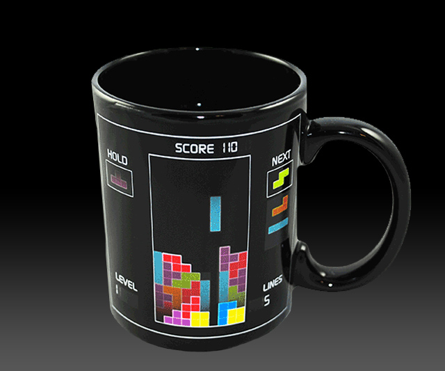 Tetris Heat Changing Mug