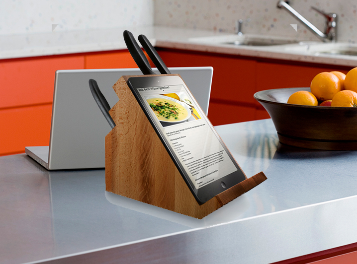 Tablet Knife Block